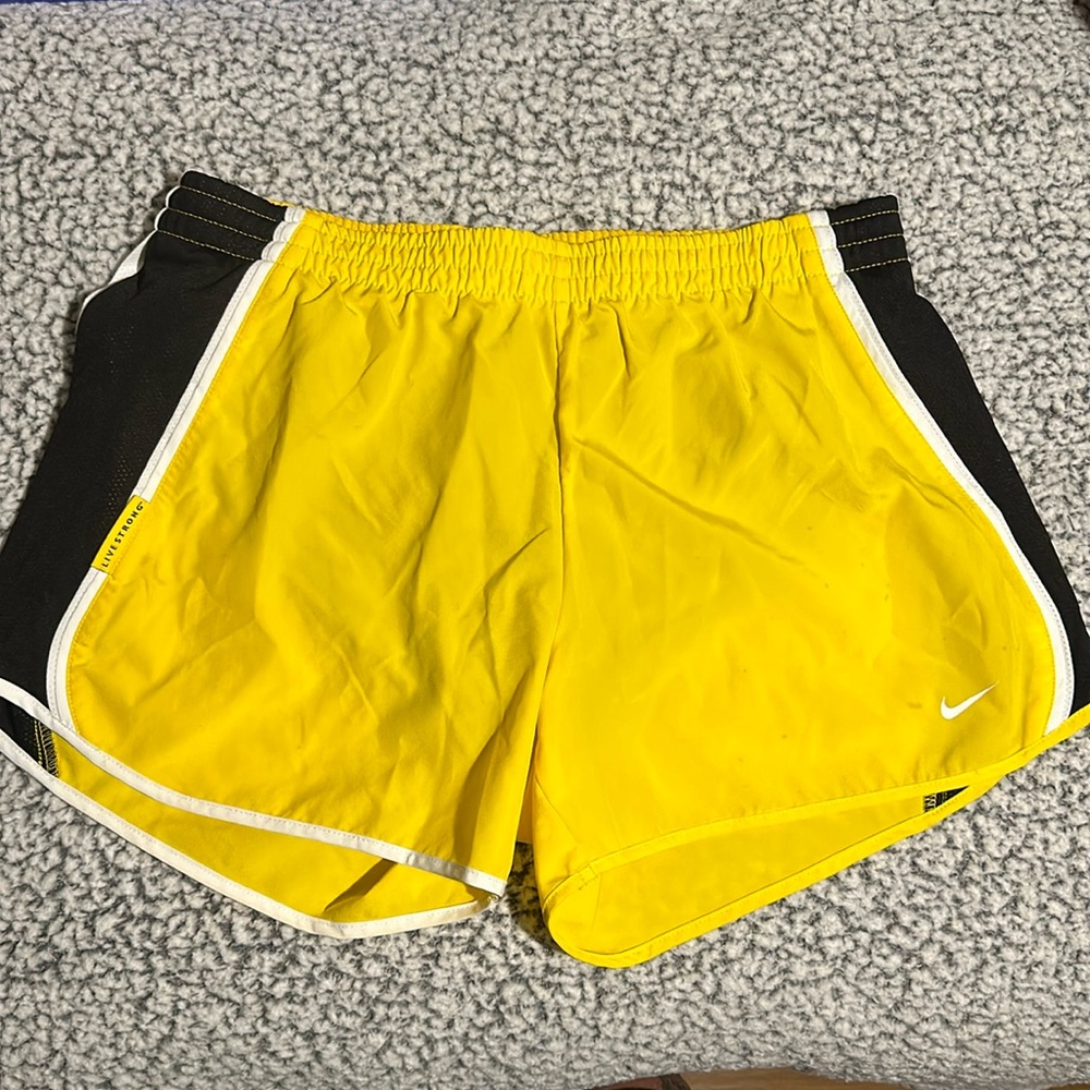 Nike Livestrong Yellow Medium Shorts